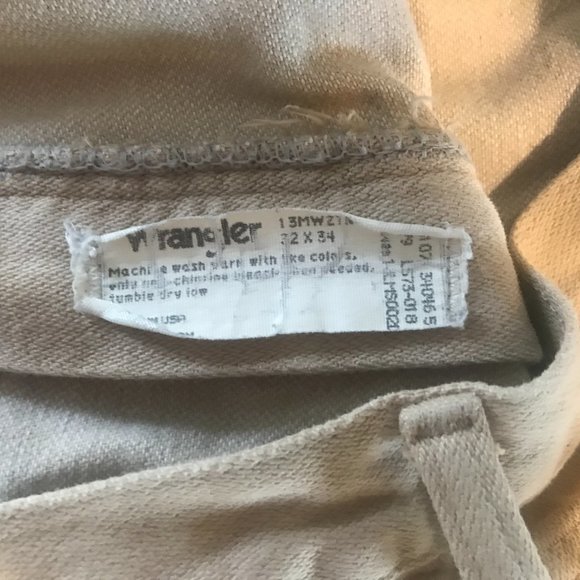 Vintage Wrangler khaki denim straight leg - Picture 3 of 5